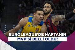 EuroLeague'de haftanın MVP'si belli oldu!