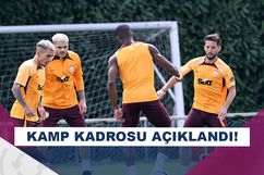 Galatasaray, sezonun ilk kamp kadrosunu duyurdu!