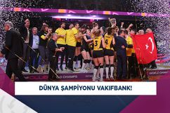 VakıfBank, dünya şampiyonu oldu; kupasını aldı!