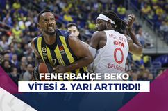 Fenerbahçe Beko ikinci vitesi arttırıp kazandı