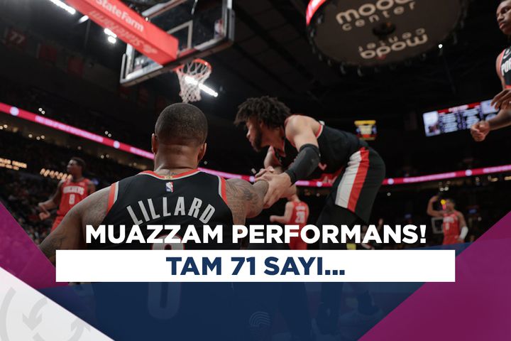 Damian Lillard alev aldı! Tek maçta tam 71 sayı...