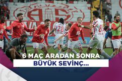 Antalyaspor 6 maç aradan sonra kazandı