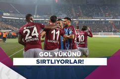 Trabzonspor'un golcüleri, Bakasetas ve Trezeguet oldu!
