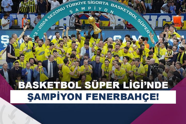 Fenerbahçe Beko, Basketbol Süper Ligi şampiyonu!