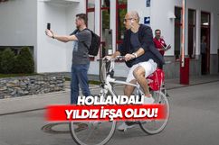 VİDEO | Maça bisikletle giden Arjen Robben'in polise yakalanma korkusu!
