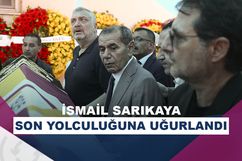 Galatasaray Sportif A.Ş yöneticisi İsmail Sarıkaya son yolculuğuna uğurlandı