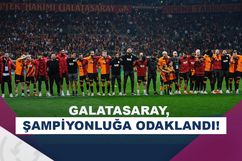 Galatasaray, şampiyonluk için sahaya çıkacak!