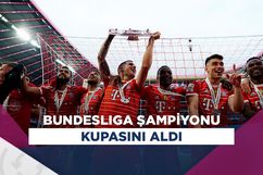 Şampiyon Bayern Münih, kupasını aldı