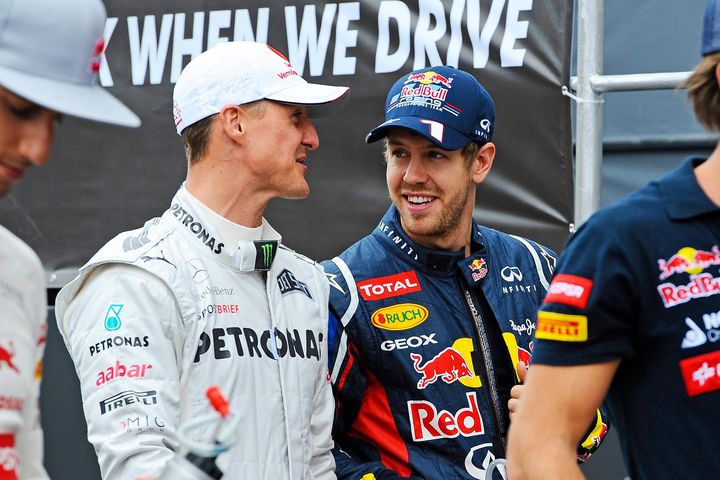 Vettel, Schumacher'in gölgesinde kaldı