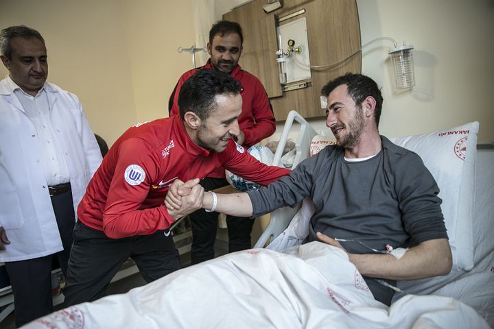 Kahraman Mehmetçiklerimize Ampute Milli Futbol Takımımızdan anlamlı ziyaret