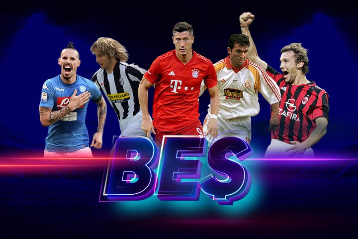 BEŞ: Lewandowski, Nedved, Hagi, Shevchenko, Hamsik