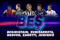 BEŞ: Begiristain, Zubizarreta, Nedved, Zanetti, Juninho