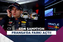 F1 Fransa GP'de kazanan Max Verstappen