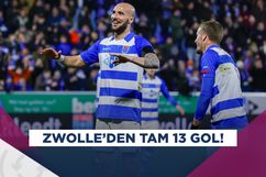 Zwolle, Den Bosch’u 13 golle hezimete uğrattı!