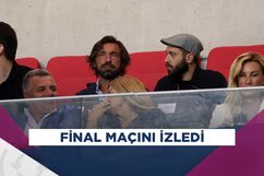 F. Karagümrük'ün yeni hocası Andrea Pirlo, finali yerinden izledi!