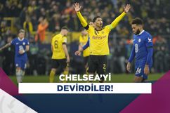 Borussia Dortmund, son 16 turu ilk maçında Chelsea'yi mağlup etti