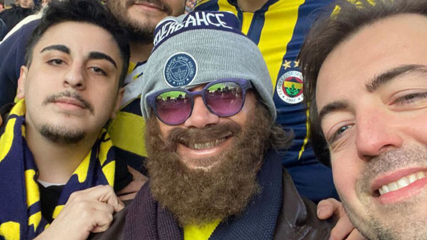 Lugano kılık değiştirdi, derbiyi taraftarlarla izledi
