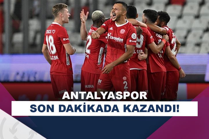Antalyaspor, son dakikada 3 puana uzandı!