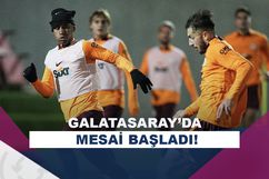 Galatasaray’da 4 günlük ara bitti!