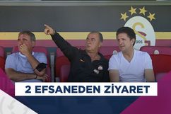 Galatasaray'ın 2 efsanesinden sürpriz ziyaret