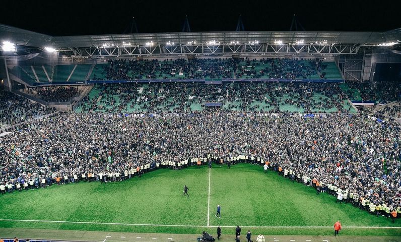 St. Etienne finale kaldı, taraftar büyük sevinç yaşadı