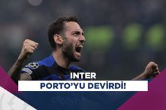 Inter, Porto'yu devirdi; maçın oyuncusu Hakan Çalhanoğlu oldu!