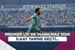 Premier Lig'de şampiyon Manchester City! İlkay Gündoğan tarihe geçti...