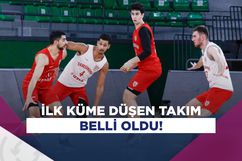 Türkiye Basketbol Ligi'nde ilk küme düşen takım belli oldu!
