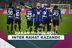 Hakan Çalhanoğlu attı, attırdı; Inter farklı kazandı!
