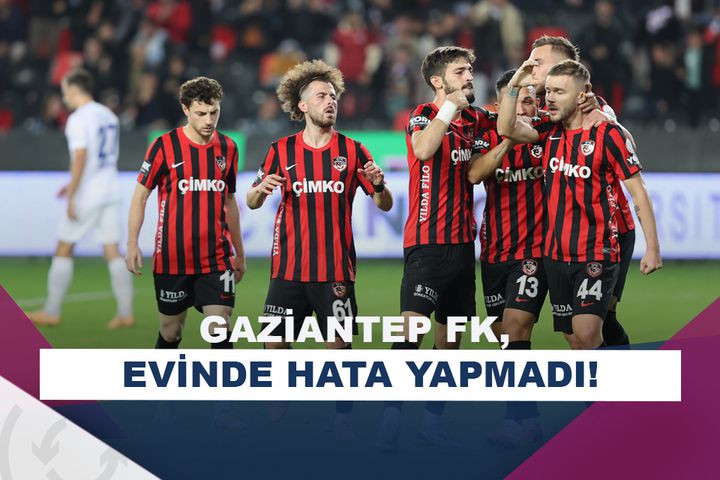 Gaziantep FK, Çaykur Rizespor’u 2 golle geçti!