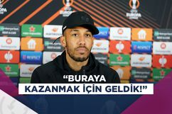 Aubameyang, Galatasaray maçı öncesi iddialı konuştu!