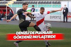 Denizli’de puanlar paylaşıldı! Denizlispor 1-1 Antalyaspor