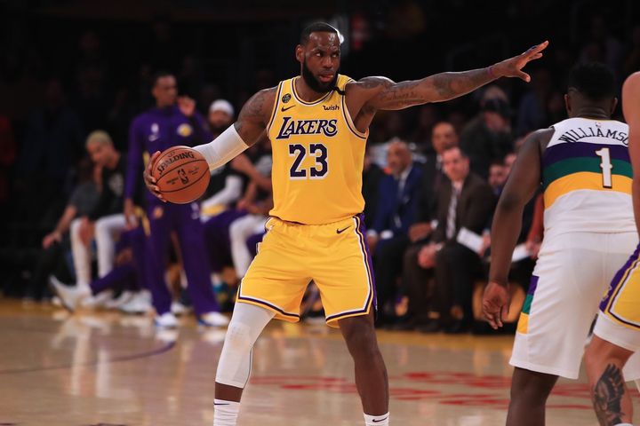 Los Angeles'ta LeBron James şov