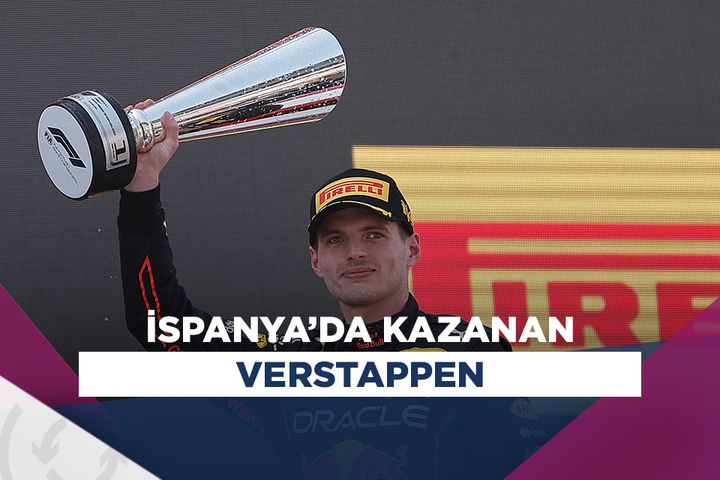 F1 İspanya Grand Prix'sini Verstappen kazandı