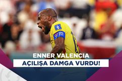 Fenerbahçeli Enner Valencia, Dünya Kupası'na damga vurdu