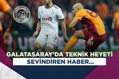 Galatasaray'da teknik heyette Feghouli sevinci...