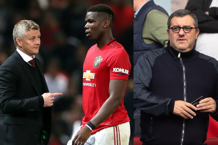 Mino Raiola ile Ole Gunnar Solskjær birbirine girdi