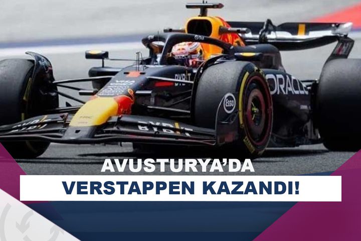 Avusturya GP’de kazanan Verstappen!