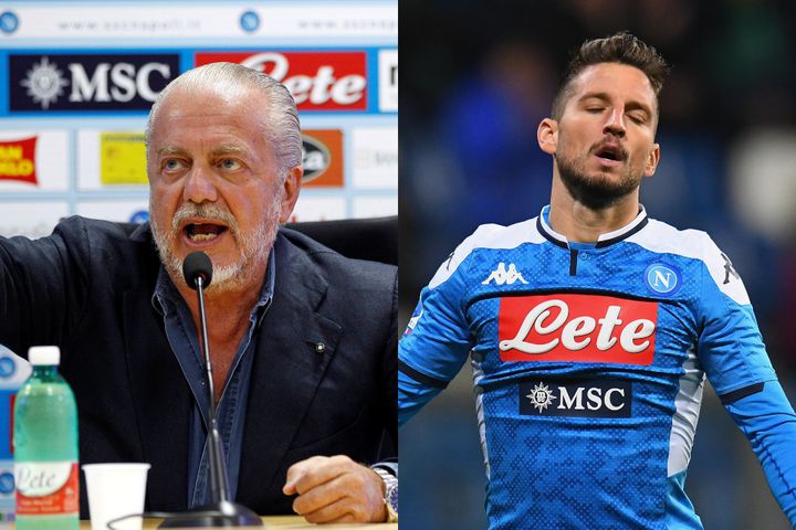 Aurelio De Laurentiis ile Dries Mertens anlaşma masasına oturdu