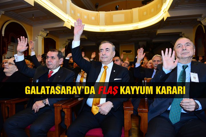 Galatasaray'da kayyum kararı!