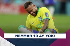 Neymar, 10 ay forma giyemeyecek!