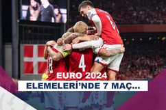 EURO 2024 Elemeleri 7 maçla sürdü! Danimarka ve Arnavutluk…