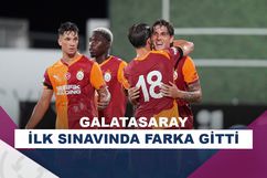 Galatasaray, sezonun ilk hazırlık maçında farka gitti