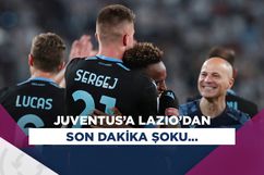 Lazio son dakika golüyle Juventus'tan puanı kaptı
