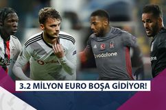 Beşiktaş'ın sırtındaki 3.2 milyon Euro'luk yük!