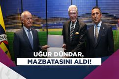 Fenerbahçe YDK Başkanı Uğur Dündar, mazbatasını aldı!