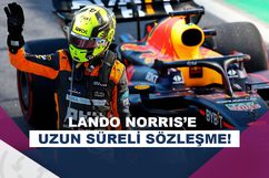 Lando Norris, McLaren’le devam dedi!