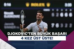 Novak Djokovic, Wimbledon'da bir kez daha şampiyon oldu