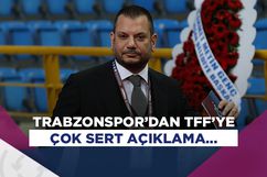 Trabzonspor'dan TFF'ye sert açıklama...