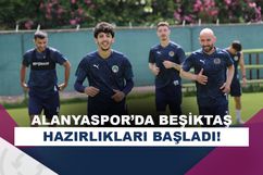 Alanyaspor, Beşiktaş maçına ara vermeden hazırlanıyor!